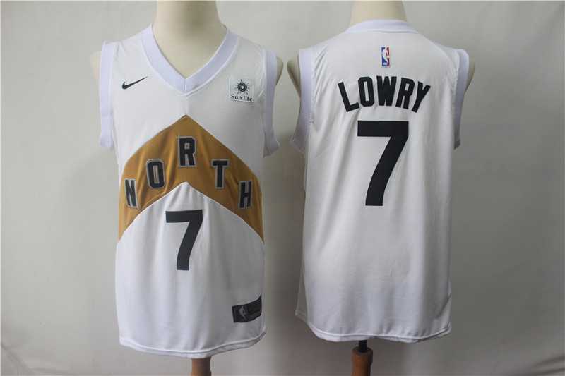 Raptors 7 Kyle Lowry White 2018 19 City Edition Nike Swingman Jersey,We sell and wholesale Raptors 7 Kyle Lowry White 2018 19 City Edition Nike Swingman Jersey on line form chian!